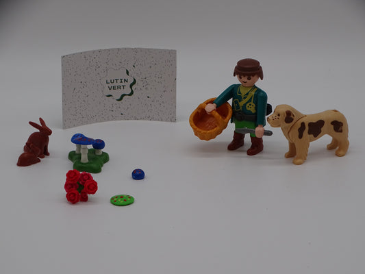Playmobil pièce unique « La cueillette des Champignons» d'occasion PLAYMOBIL - Dès 6 ans | Ref 13436