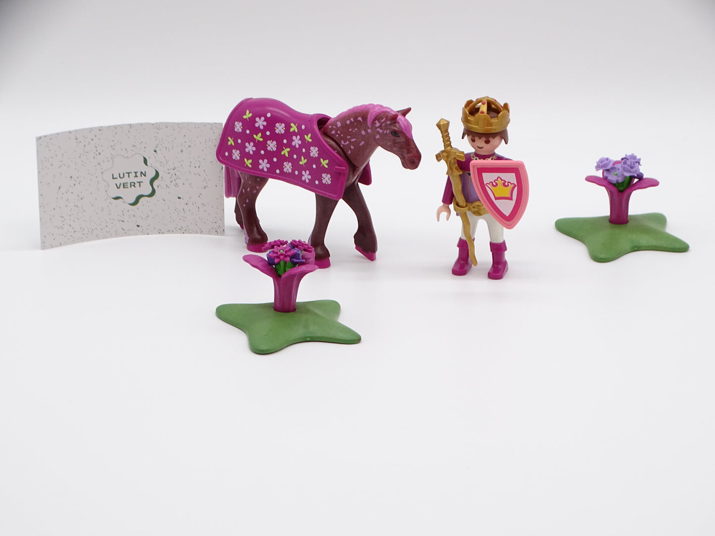 Playmobil pièce unique «Le Chevalier Lilas» d'occasion PLAYMOBIL - Dès 6 ans | Ref 13443