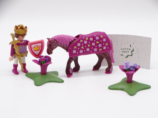 Playmobil pièce unique «Le Chevalier Lilas» d'occasion PLAYMOBIL - Dès 6 ans | Ref 13443
