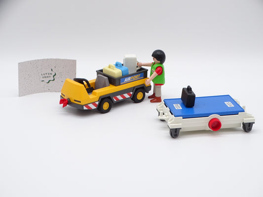Playmobil pièce unique «Le Bagagiste» d'occasion PLAYMOBIL - Dès 6 ans | Ref 13448