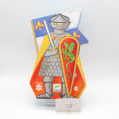 Puzzle Chevalier au Dragon DJECO - Dès 4 ans | Ref 16068