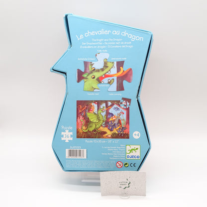Puzzle Chevalier au Dragon DJECO - Dès 4 ans | Ref 16068