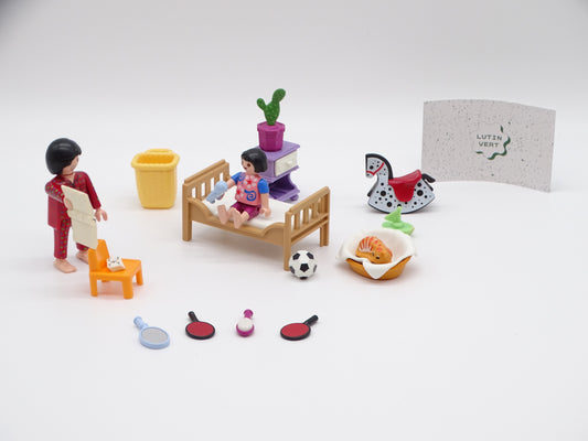 Playmobil pièce unique « Lecture pour s’endormir » d'occasion PLAYMOBIL - Dès 4 ans | Ref 13456