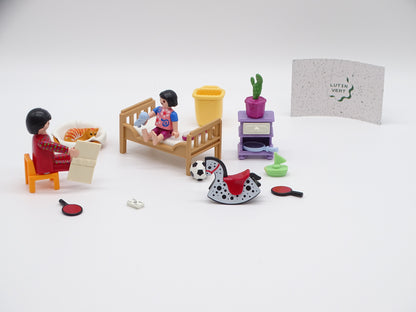 Playmobil pièce unique « Lecture pour s’endormir » d'occasion PLAYMOBIL - Dès 4 ans | Ref 13456