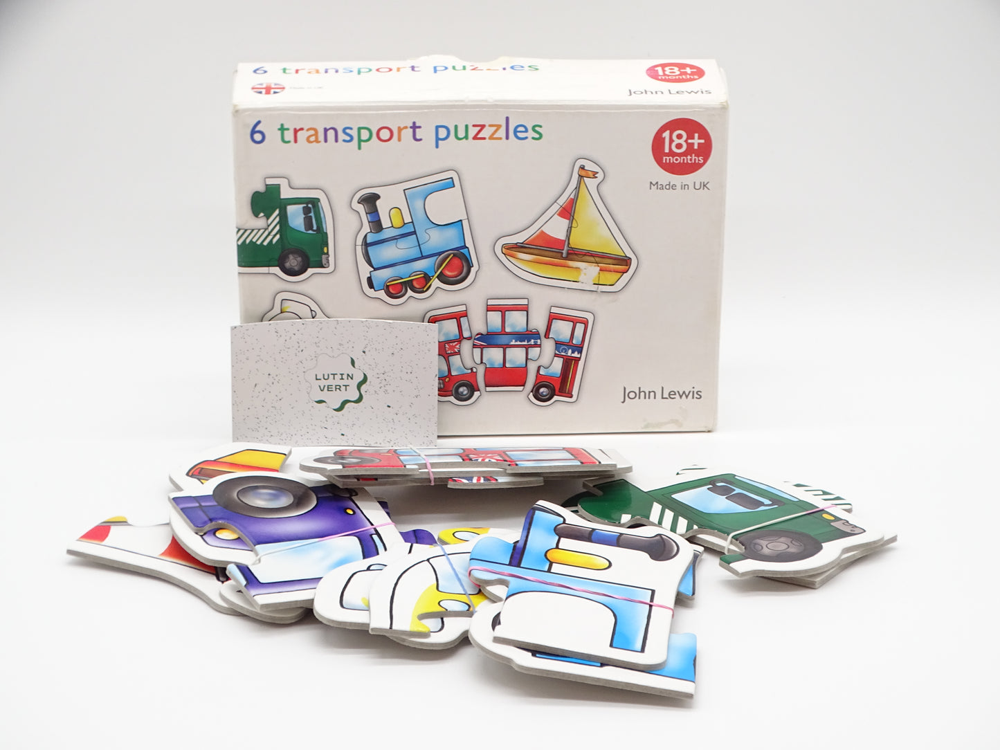 6 Transport Puzzles d'occasion JOHN LEWIS - Dès 18 mois | Ref 13473