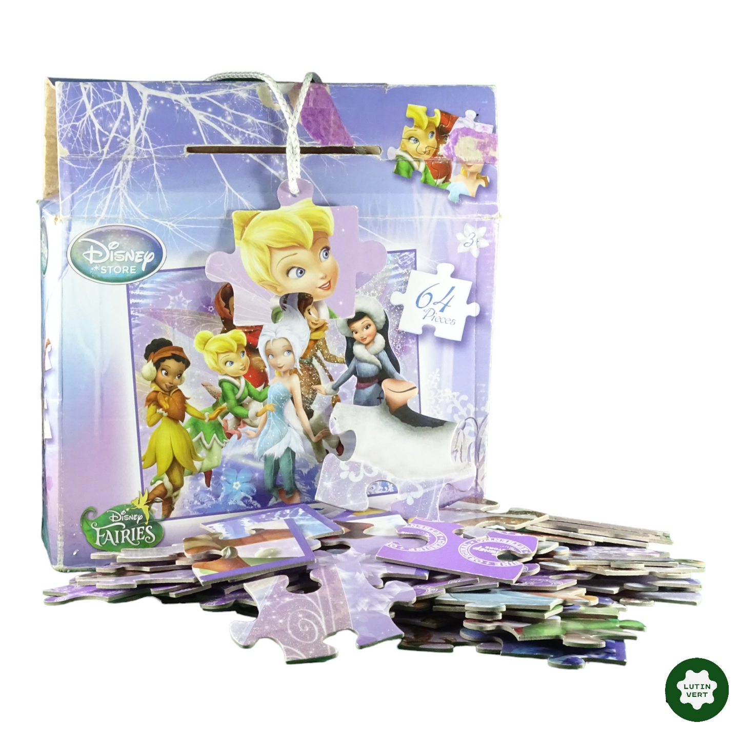 Glitter Puzzle Fée Clochette d'occasion DISNEY  - Dès 3 ans | Lutin Vert