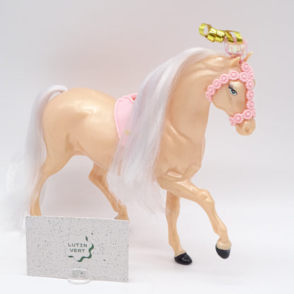 Cheval du set «Barbie Cœur de Princesse : Le Coffret Calèche Royale» MATTEL - Dès 3 ans | Ref 16074