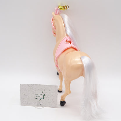 Cheval du set «Barbie Cœur de Princesse : Le Coffret Calèche Royale» MATTEL - Dès 3 ans | Ref 16074