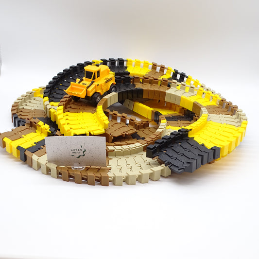 Circuit flexible avec un bulldozer éléctrique OXYBUL - Dès 3 ans | Ref 16080