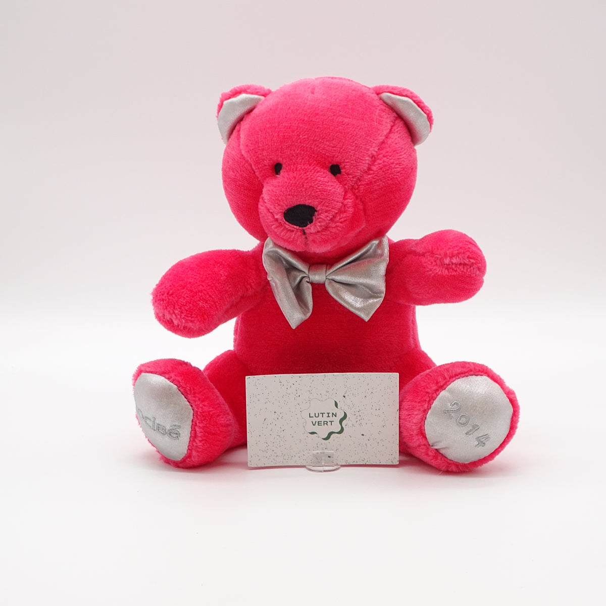 Ourson rose fluo NOCIBÉ - Dès 3 ans | Ref 16115