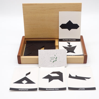 Le Double Tangram en bois LA MAISON DU BILLARD - Dès 4 ans | Ref 16107