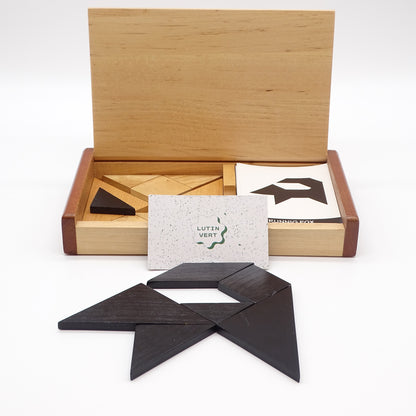 Le Double Tangram en bois LA MAISON DU BILLARD - Dès 4 ans | Ref 16107