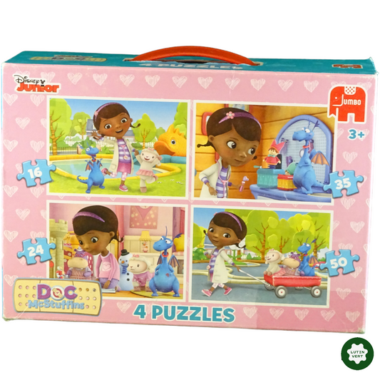 4 puzzles de Docteur La Peluche d'occasion JUMBO - Dès 3 ans | Lutin Vert