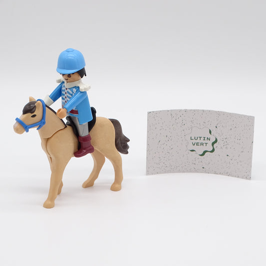 Personnage Playmobil Cavalier bleu d'occasion PLAYMOBIL - Dès 4 ans | Ref 13480