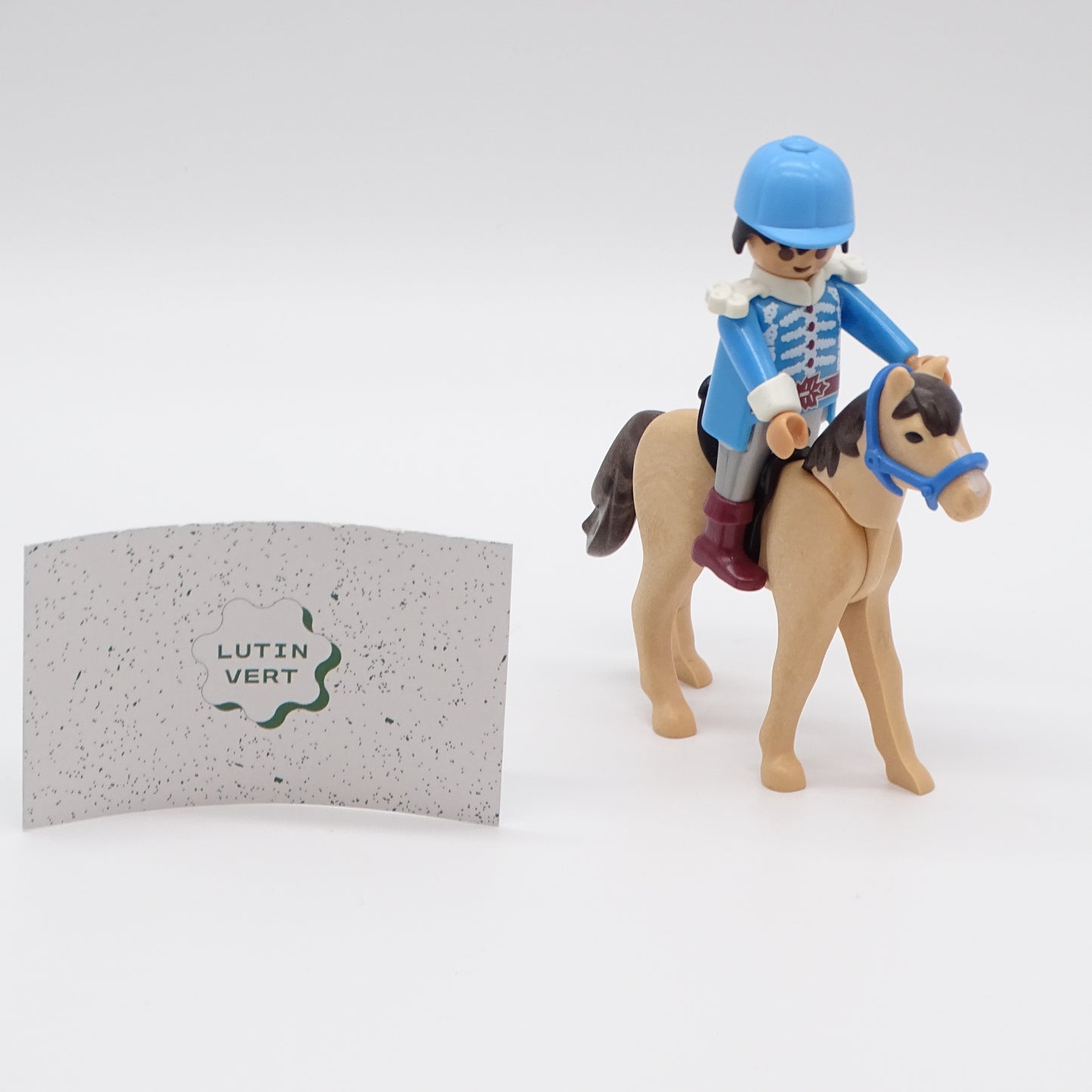 Personnage Playmobil Cavalier bleu d'occasion PLAYMOBIL - Dès 4 ans | Ref 13480