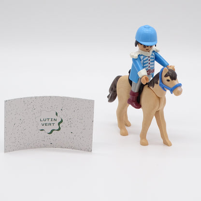 Personnage Playmobil Cavalier bleu d'occasion PLAYMOBIL - Dès 4 ans | Ref 13480