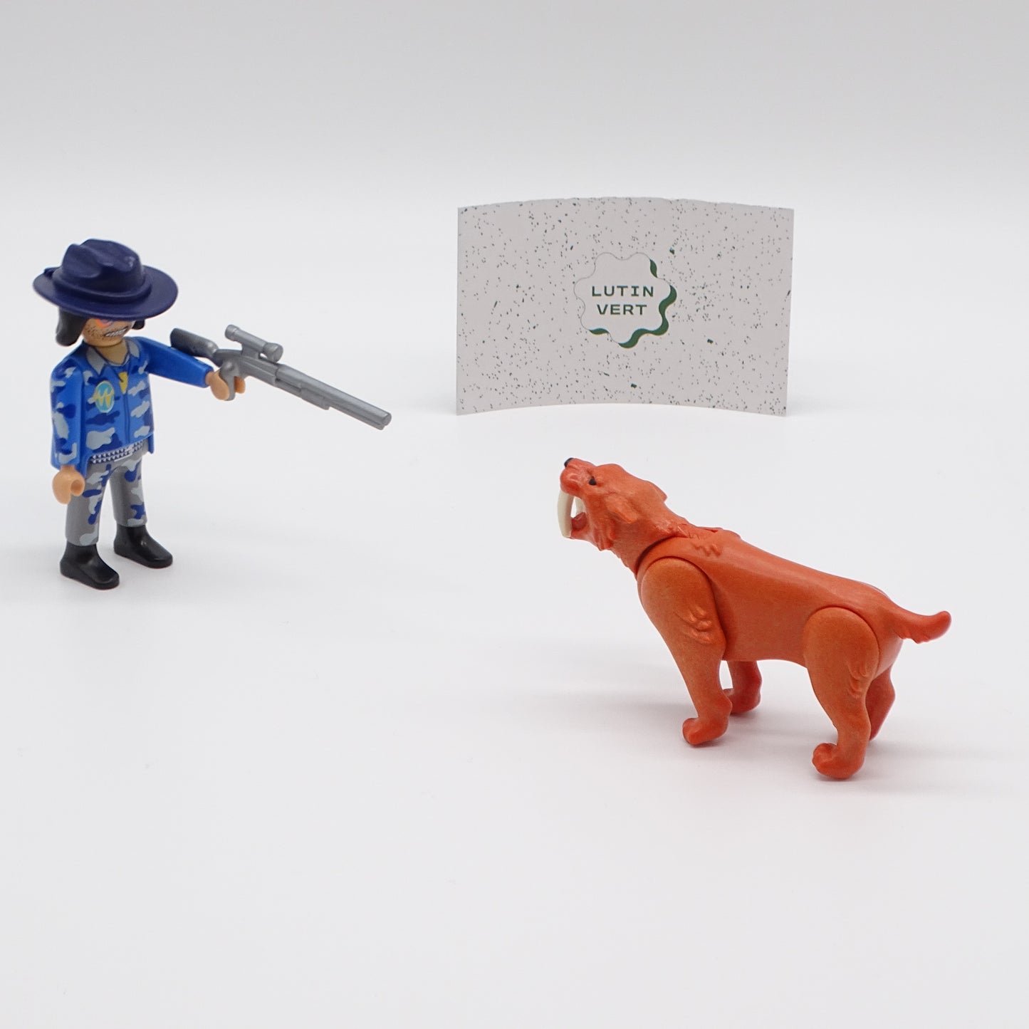 Playmobil pièce unique « L’explorateur & son Tigre à dents de sabre » d'occasion PLAYMOBIL - Dès 4 ans | Ref 13486