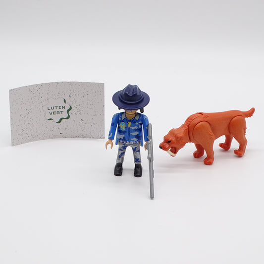 Playmobil pièce unique « L’explorateur & son Tigre à dents de sabre » d'occasion PLAYMOBIL - Dès 4 ans | Ref 13486