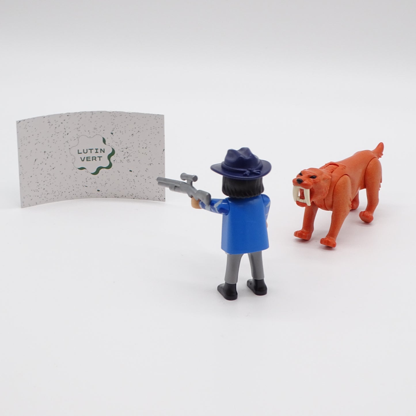 Playmobil pièce unique « L’explorateur & son Tigre à dents de sabre » d'occasion PLAYMOBIL - Dès 4 ans | Ref 13486