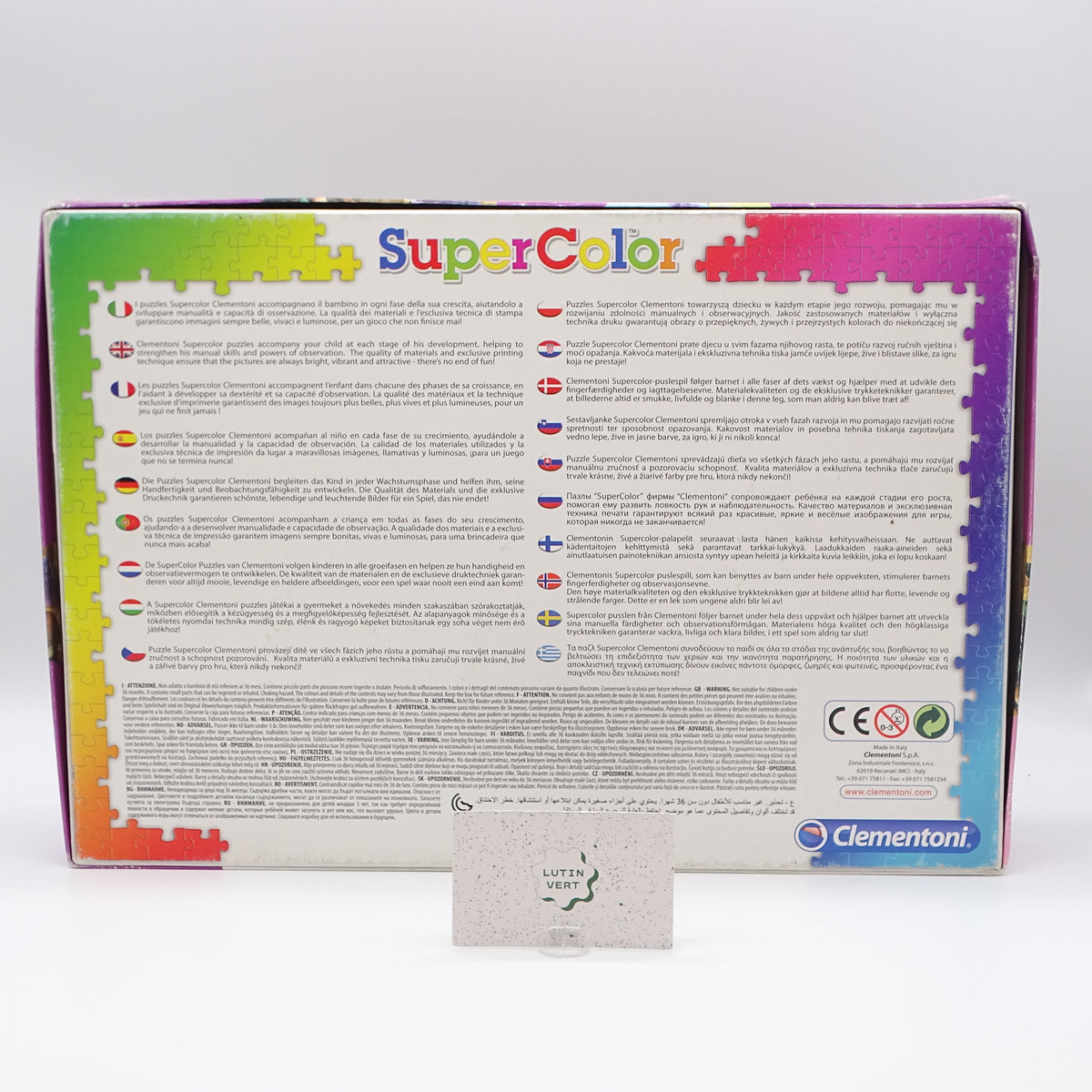 Super color maxi Reponse CLEMENTONI - Dès 3 ans | Ref 16136