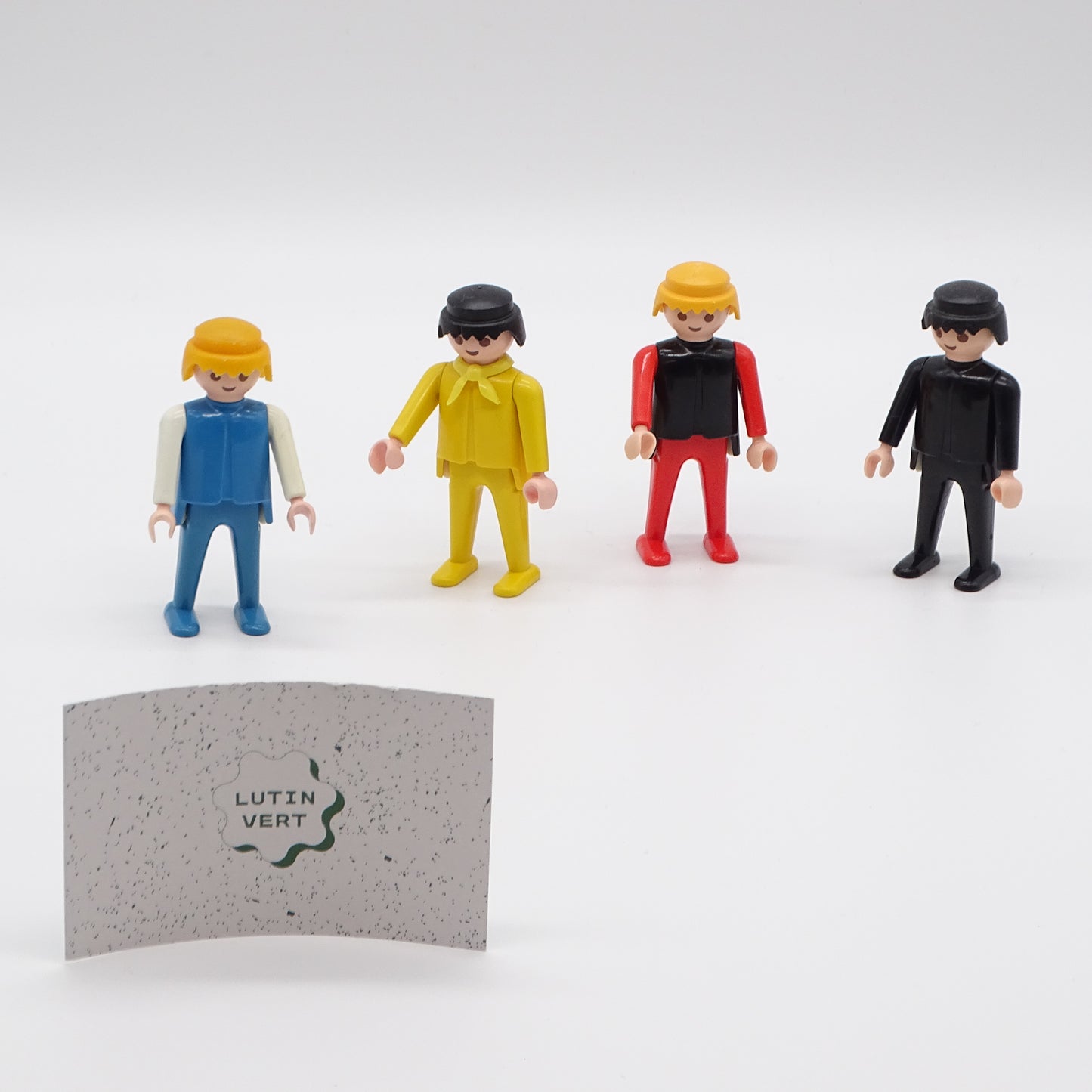 4 personnages Géobra 1974 d'occasion PLAYMOBIL - Dès 4 ans | Ref 13492