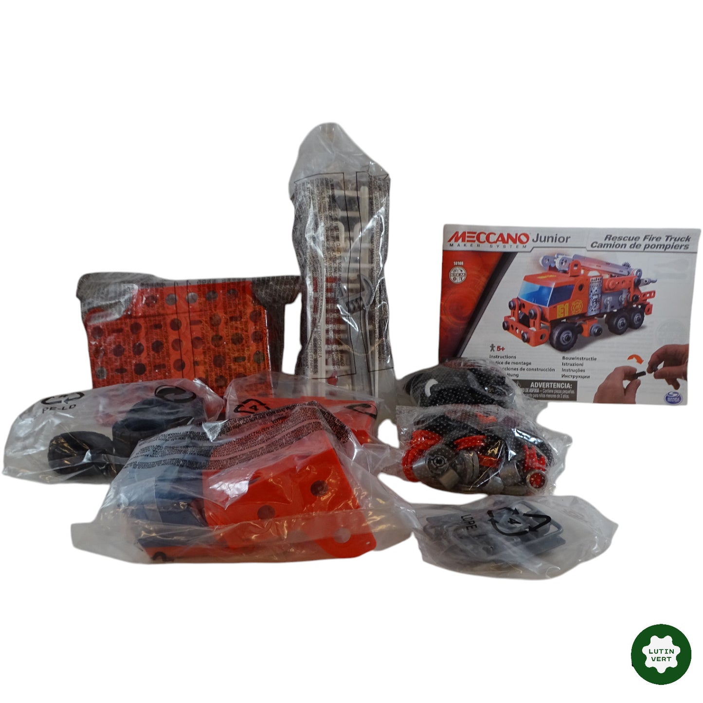 Meccano Junior – Camion de Pompier d'occasion MECCANO - Dès 5 ans | Ref 9425