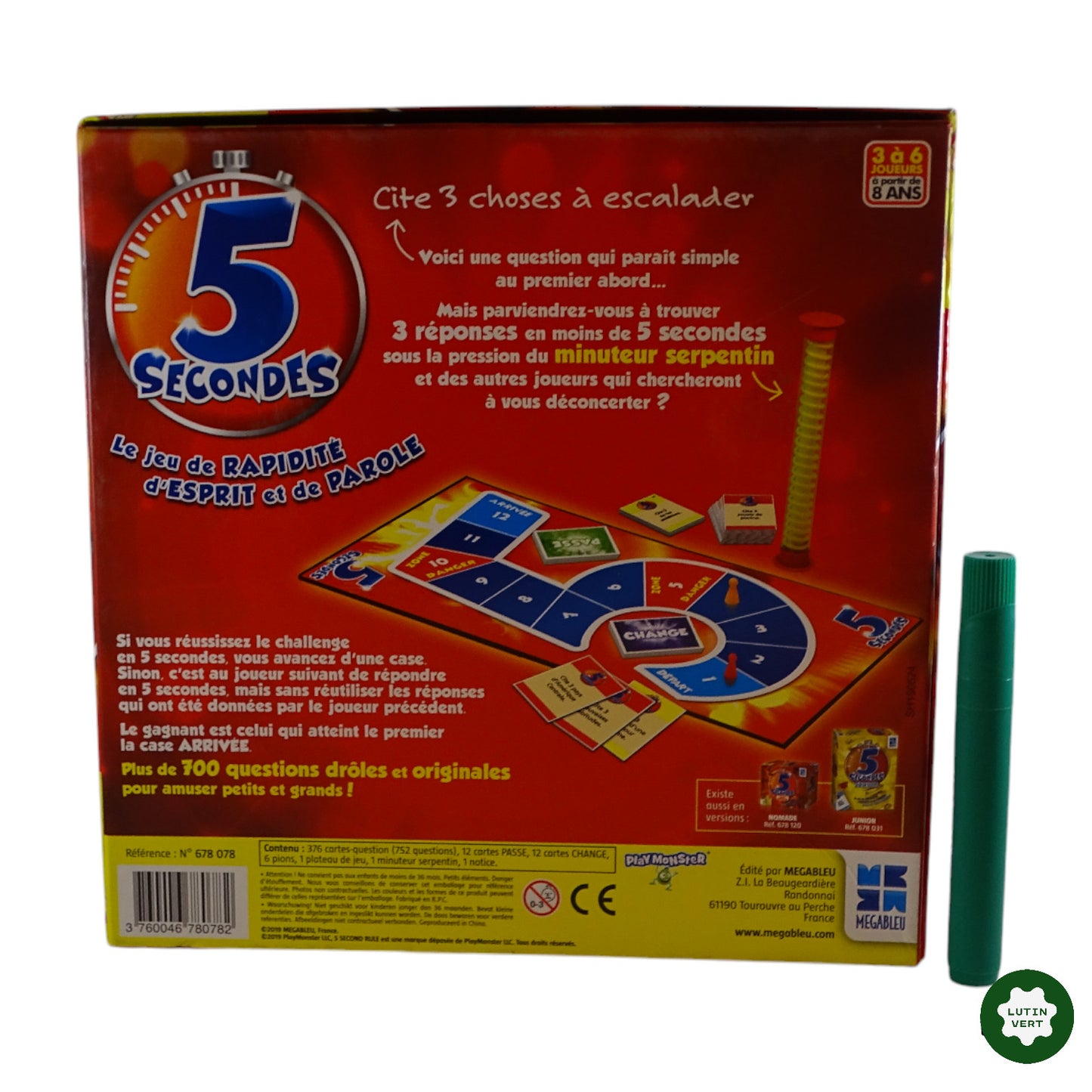 5 Secondes d'occasion MEGABLEU - Dès 8 ans | Ref 9421