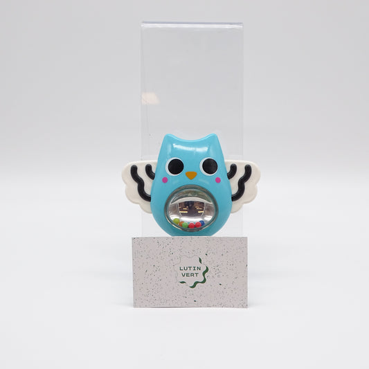 Hochet Hibou d'occasion OXYBUL - Dès 3 mois | Lutin Vert Ref 13524
