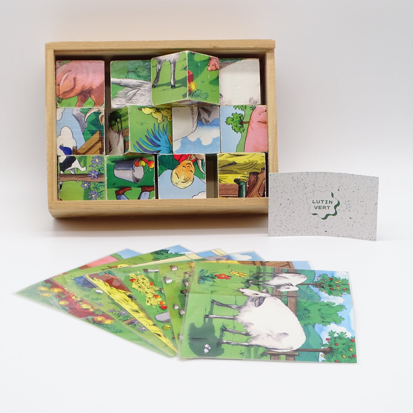 Mes premiers cubes en bois d'occasion NATURE & DÉCOUVERTES - Dès 3 ans | Ref 13534