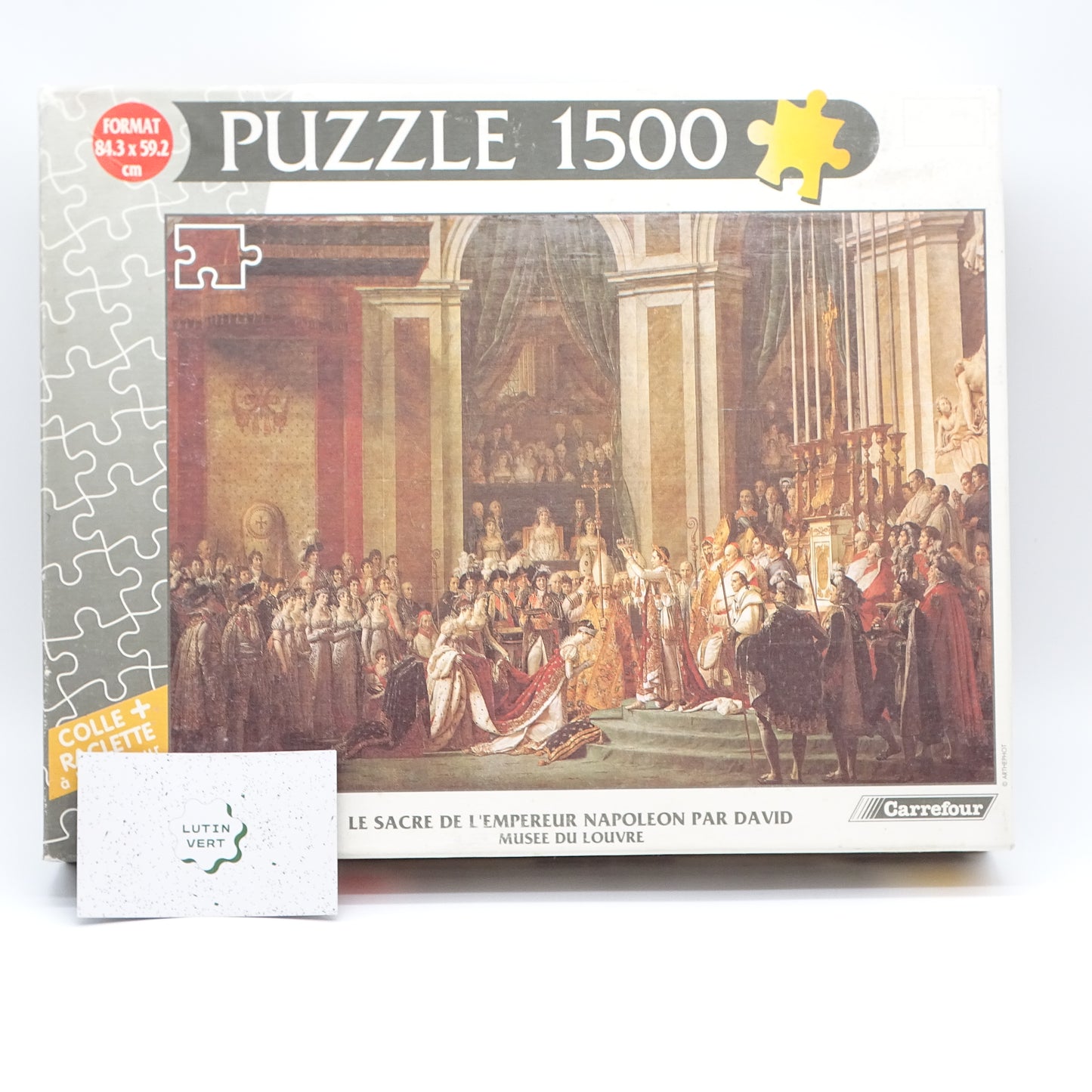 Puzzle 1500 pièces « Le sacre de l’Empereur » d'occasion CARREFOUR - Dès 12 ans | Ref 13532