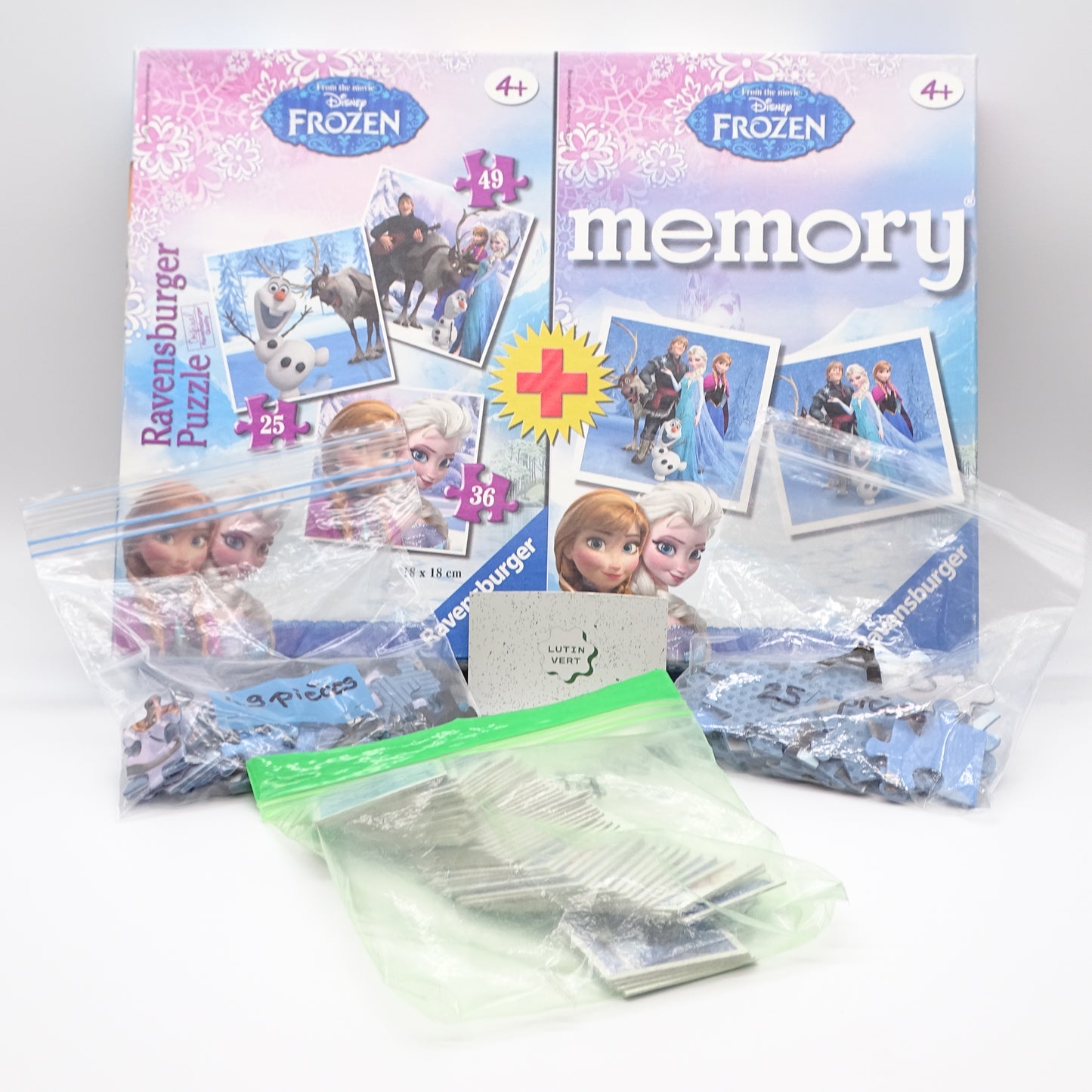 Puzzles & Mémory Disney Frozen d'occasion RAVENSBURGER - Dès 4 ans | Ref 13531