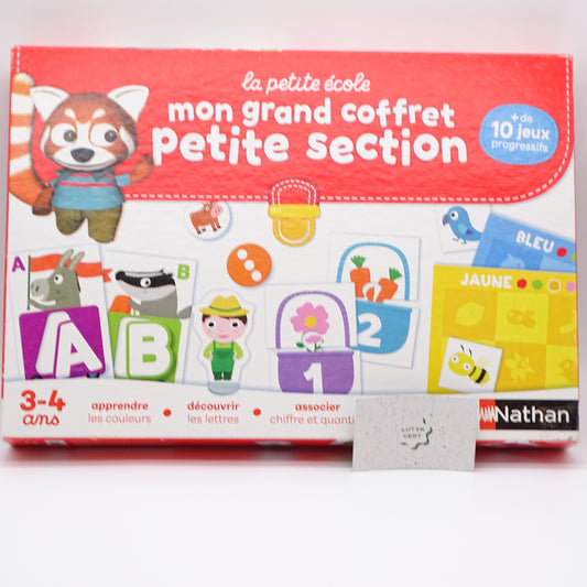 « La petite école » : mon grand coffret Petite Section d'occasion NATHAN - Dès 3 ans | Ref 13548