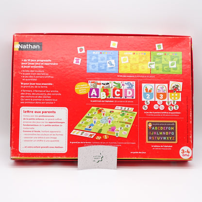 « La petite école » : mon grand coffret Petite Section d'occasion NATHAN - Dès 3 ans | Ref 13548