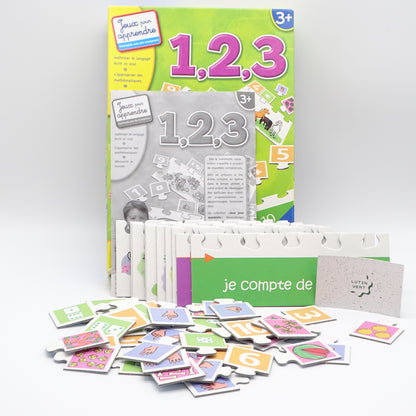 1, 2, 3 Jeux pour apprendre d'occasion RAVENSBURGER - Dès 3 ans | Ref 13541