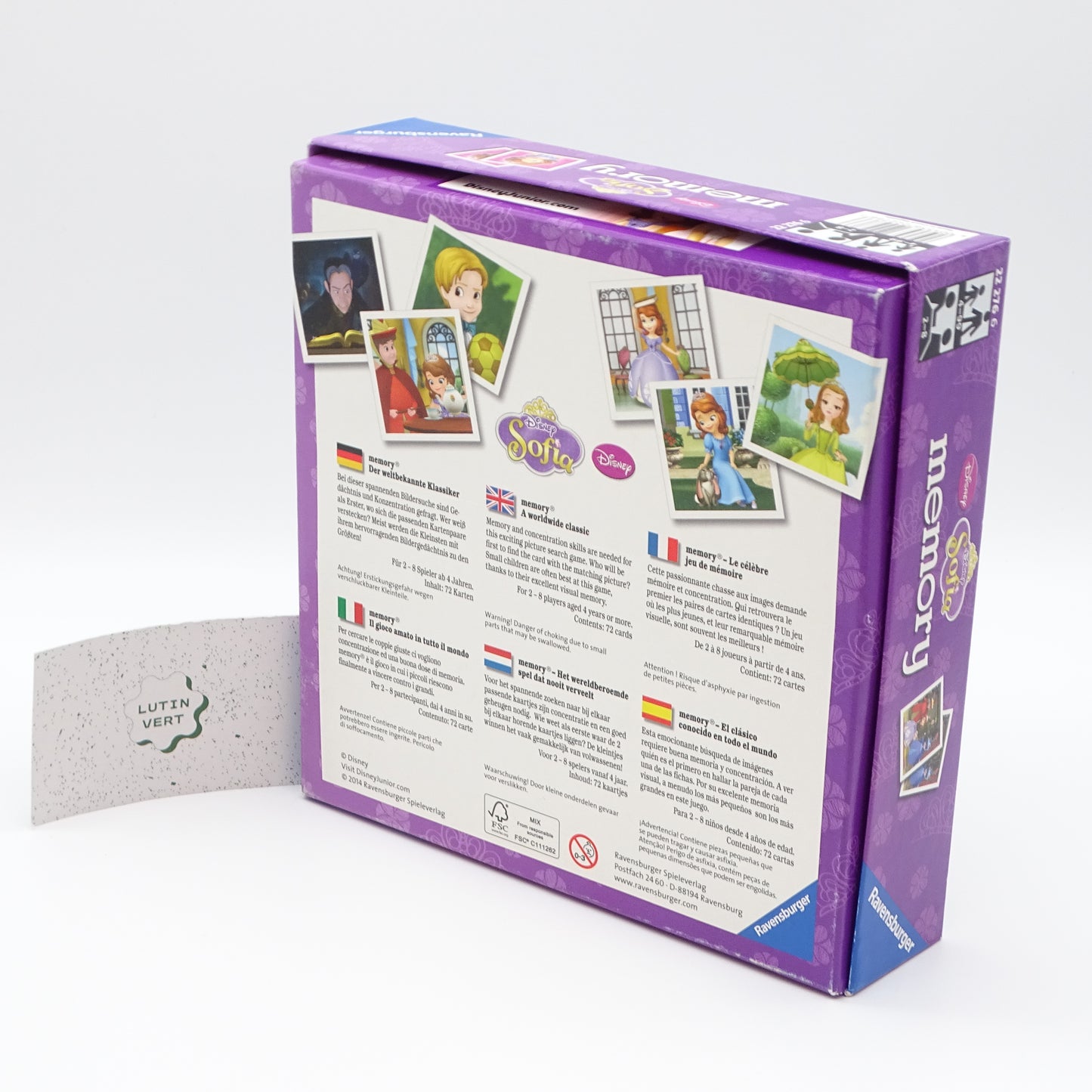 Memory Disney « Sofia » d'occasion RAVENSBURGER - Dès 4 ans | Ref 13542