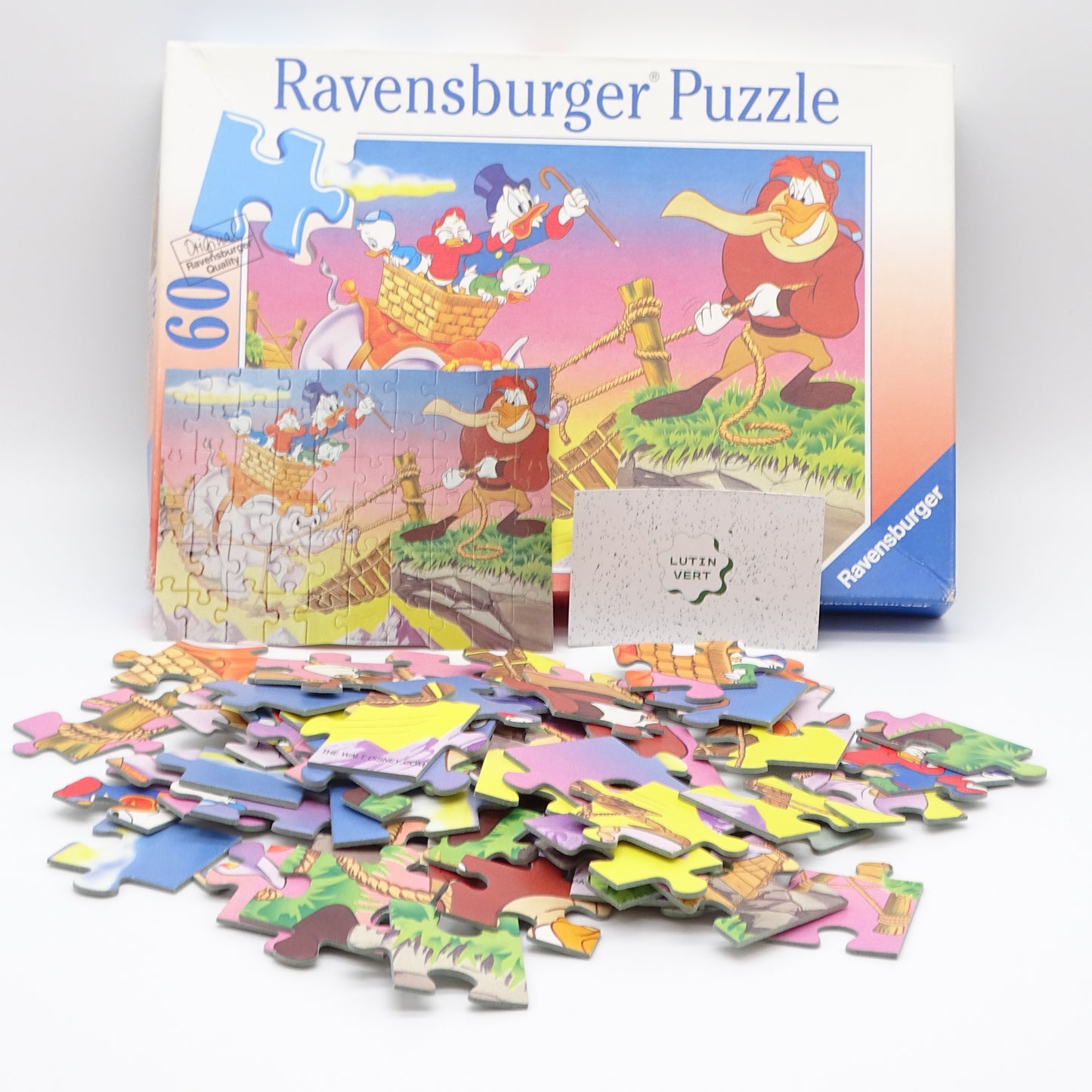 Puzzle « La bande à Picsou sur le pont suspendu » d'occasion RAVENSBURGER - Dès 5 ans | Ref 13539