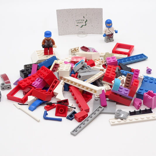 Sac de Briques Lego pièces 500 gr fuchsia LEGO - Dès 5 ans | Ref 16056