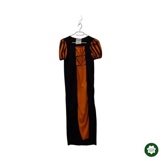 Robe de sorcière orange et noire d'occasion  - Dès 12 ans | Ref 9479