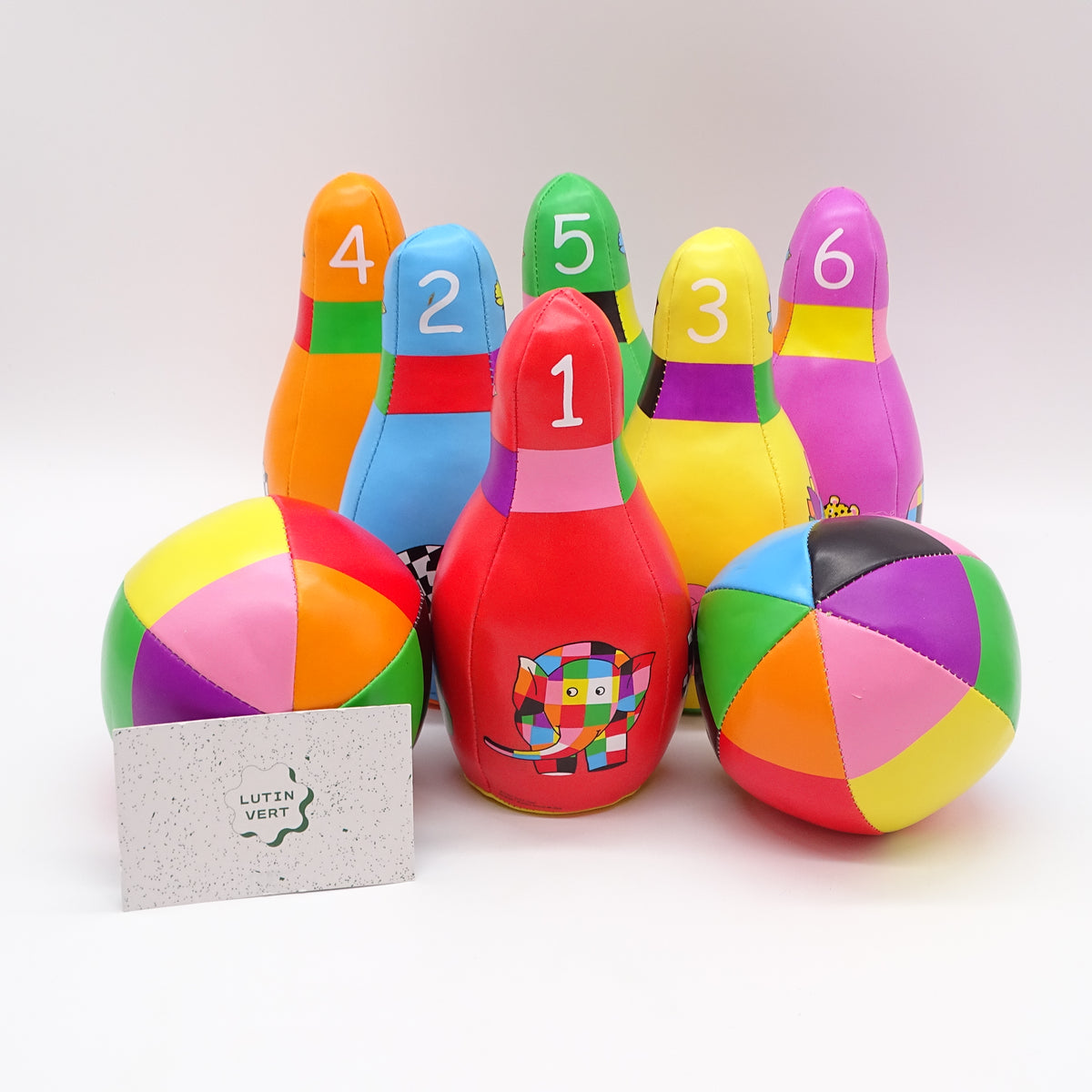 Jeux de quilles Elmer PETIT JOUR - Dès 18 mois | Ref 16183