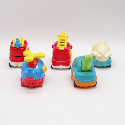 Lot de 5 voitures -Tut Tut Bolides  VTECH - Dès 1 an | Ref 16161