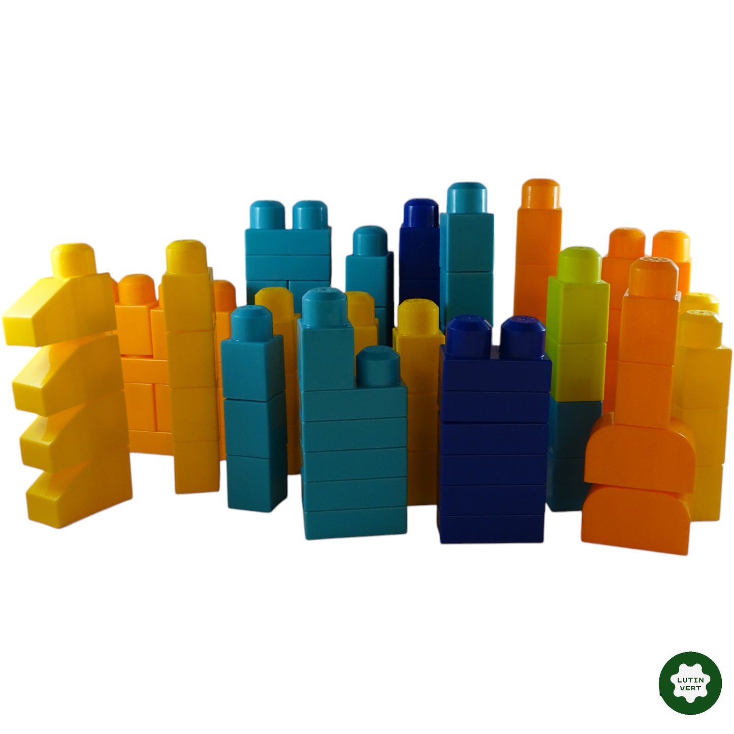 Boite de 92 Méga blocks d'occasion FISHER-PRICE  - Dès 3 ans | Ref 9471