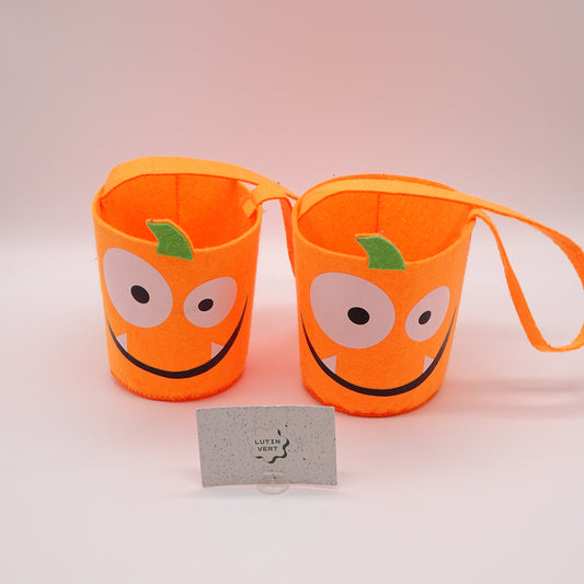 Lot de 2 seaux Halloween SANS MARQUE - Dès 2 ans | Ref 16174