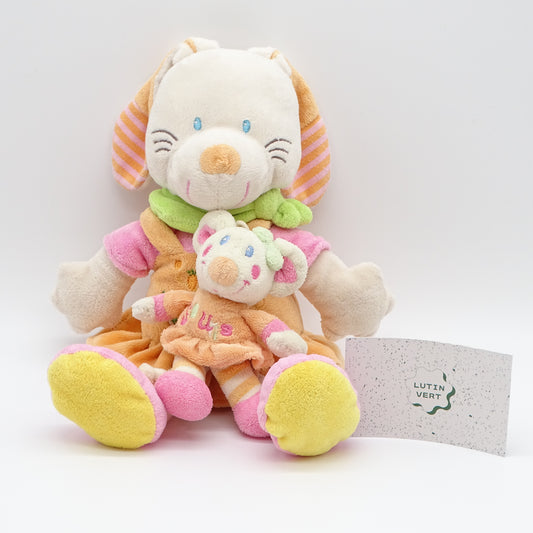 Maman lapin & bébé souris d'occasion NICOTOY - Dès 3 mois | Ref 13585
