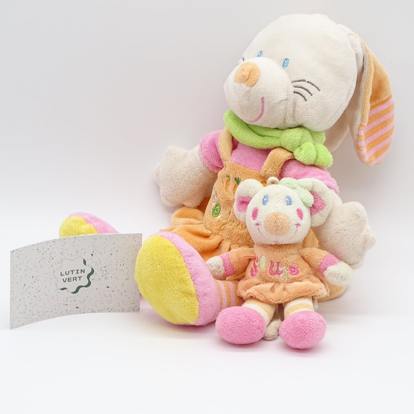 Maman lapin & bébé souris d'occasion NICOTOY - Dès 3 mois | Ref 13585