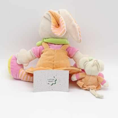 Maman lapin & bébé souris d'occasion NICOTOY - Dès 3 mois | Ref 13585
