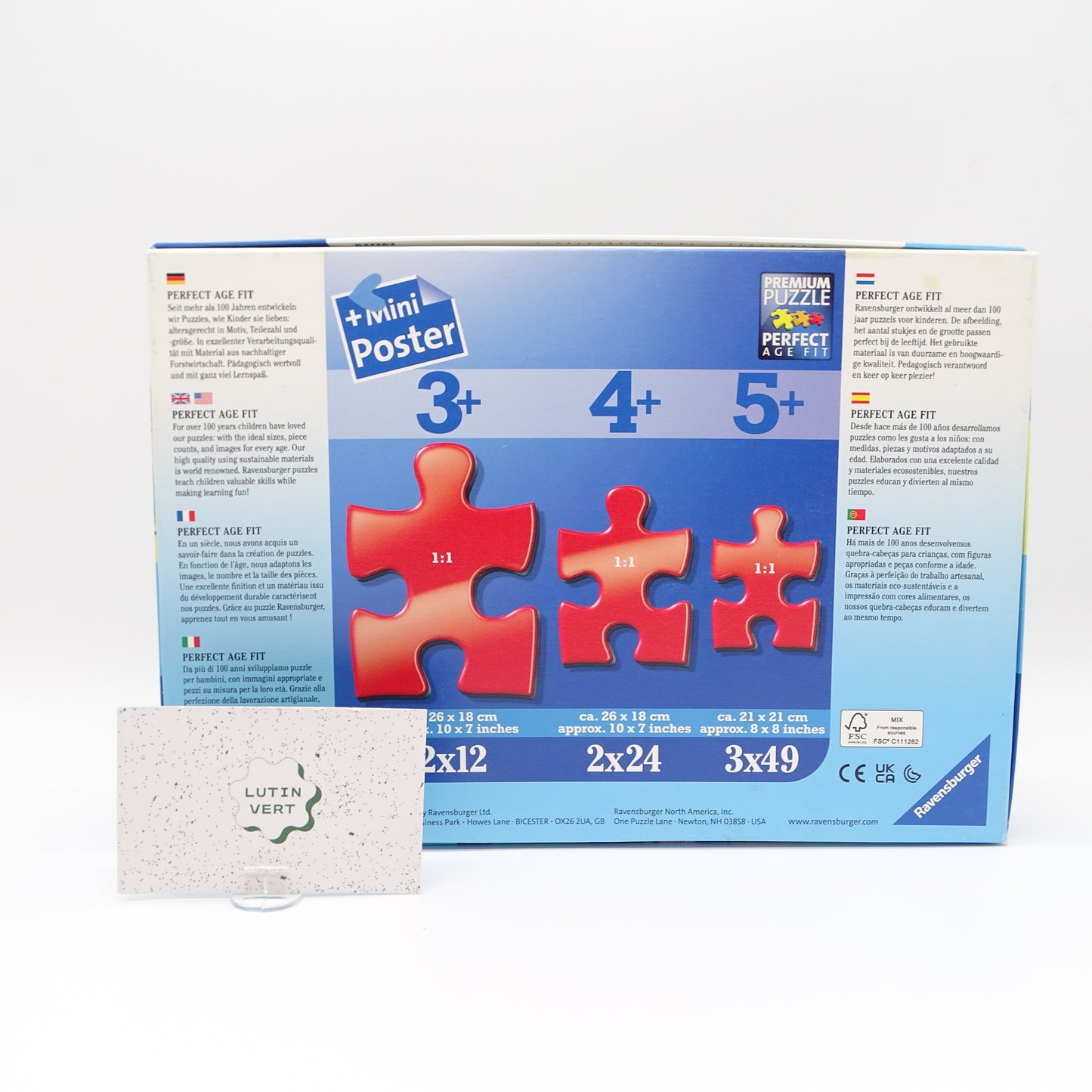 Puzzle Peppa Pig 2 x 12 p. d'occasion RAVENSBURGER - Dès 3 ans | Ref 13600
