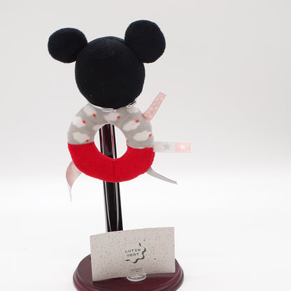 Hochet mickey rouge et noir  DISNEY  - Dès Naissance | Ref 16213