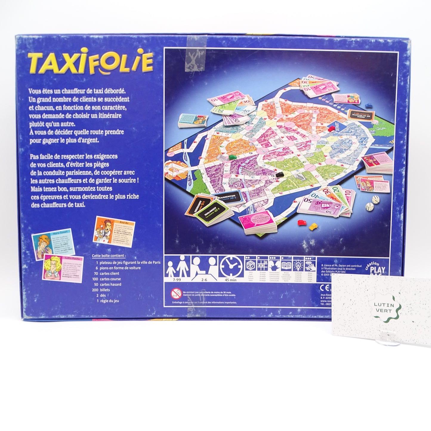 Taxi folie  d'occasion RAVENSBURGER - Dès 7 ans | Ref 13606