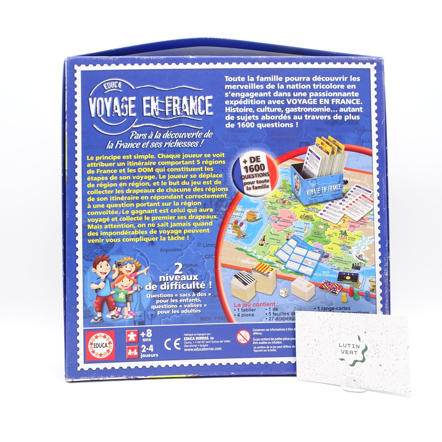 Voyage en France d'occasion EDUCA - Dès 8 ans | Ref 13604