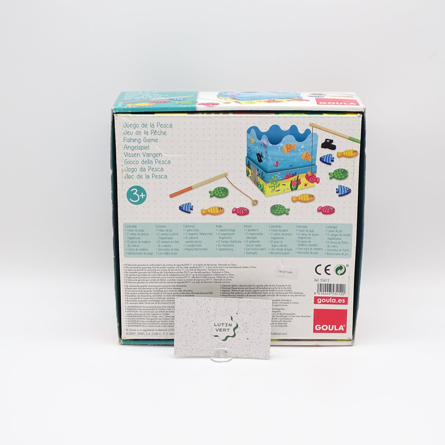 Jeu de pêche magnétique en bois d'occasion GOULA - Dès 8 ans | Ref 13626